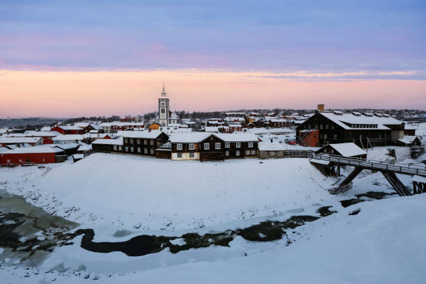 istock Panorama of town Roeros, Norway 1441384449
