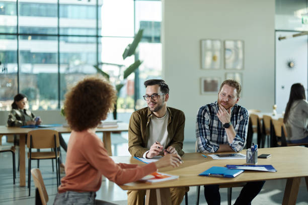 istock Meeting in a modern co-working space! 1441388518