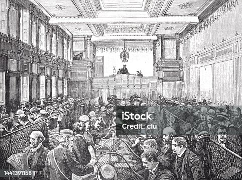 istock New York City, the clearing house, a forum for the banks to act together, 1887 1441391158