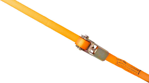 istock cargo lashing rope on white. Sews a ratchet strap 1441396314