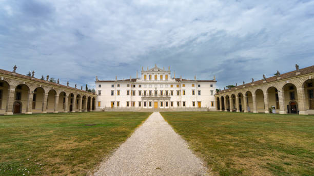 villa manin at passariano, udine province - villa manin foto e immagini stock