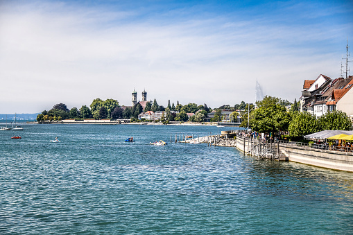 View Of Friedrichshafen Old Town Across Bodensee, Germany
