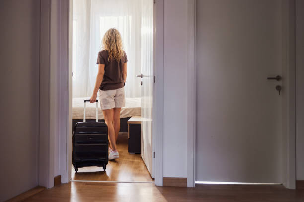 istock Arriving in a hotel room after a trip! 1441398203