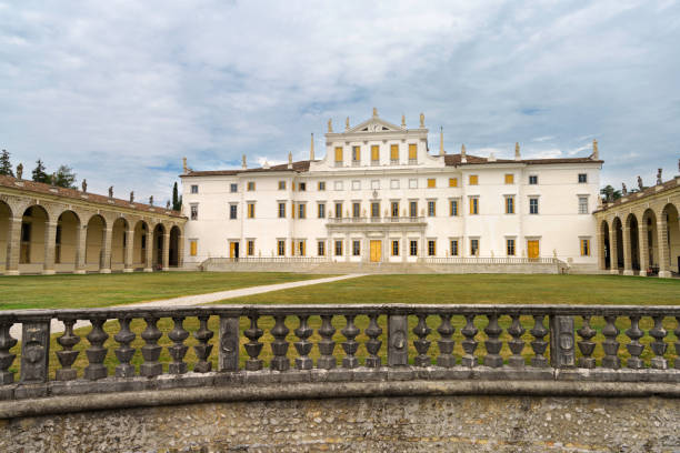 villa manin at passariano, udine province - villa manin foto e immagini stock