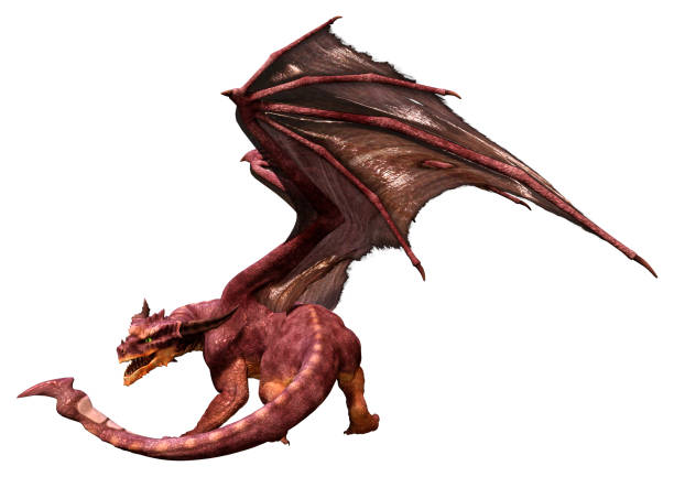 istock 3D Rendering Fairy Tale Dragon on White 1441403067