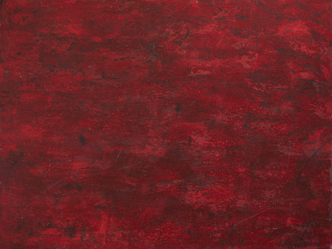 Old brown/red painted concrete rustic background, horizontal orientation, top view