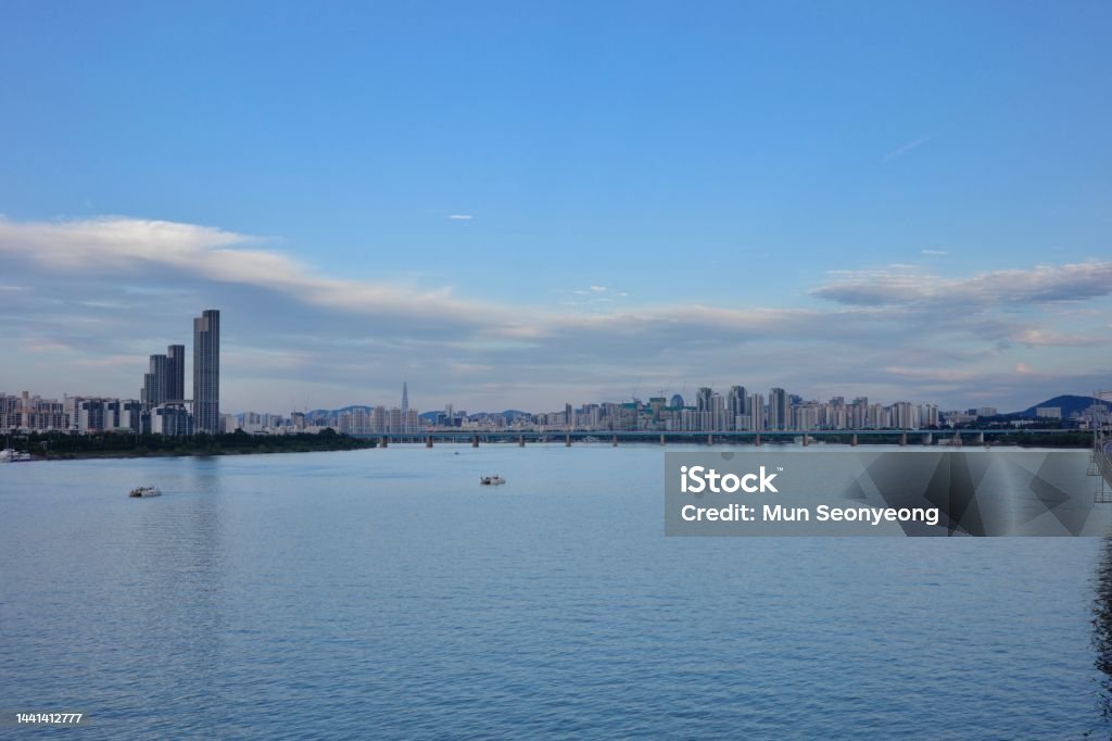 Han river of seoul, Korea Kangnamgu Stock Photo