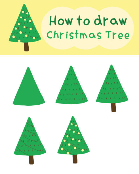 Ilustración de Cómo Dibujar Y Pintar Dibujos Animados Del Árbol De Navidad Dibujo Fácil Para Aprender Jugar Educación Arte Niños y más Vectores Libres de Derechos de Actividad móvil general - iStock Ilustración de Cómo Dibujar Y Pintar Dibujos Animados Del Árbol De Navidad Dibujo Fácil Para Aprender Jugar Educación Arte Niños y más Vectores Libres de Derechos de Actividad móvil general - iStock