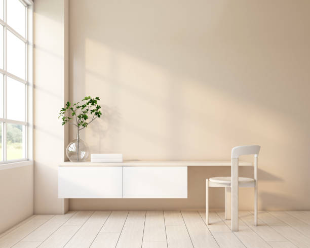 istock Japandi style room decorated 1441415878