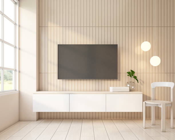 istock Japandi style living room 1441415881