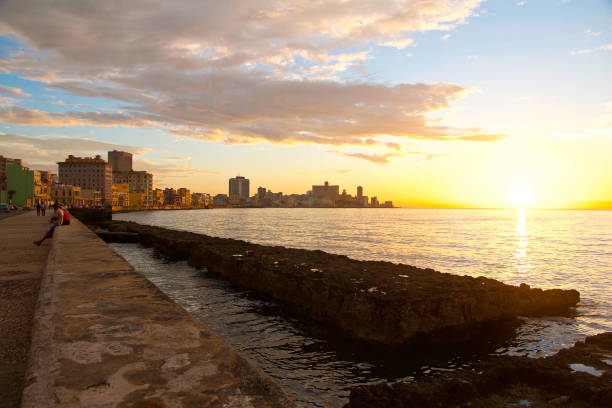 istock Sunset on the Malecon in Havana 1441416567