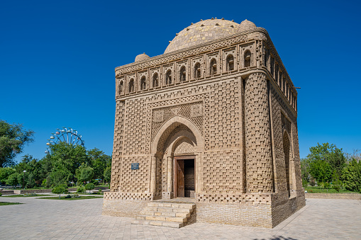 Samanid mausoleum in Bukhara, Uzbekistan