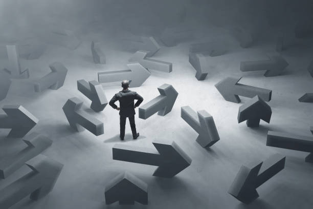 istock Business man standing 3d illustration 1441427588