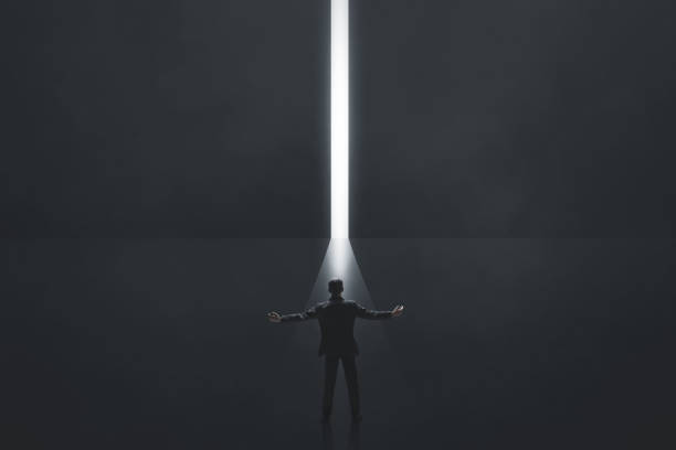 istock Business man standing 3d illustration 1441427644