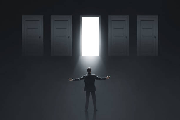 istock Business man standing 3d illustration 1441427656
