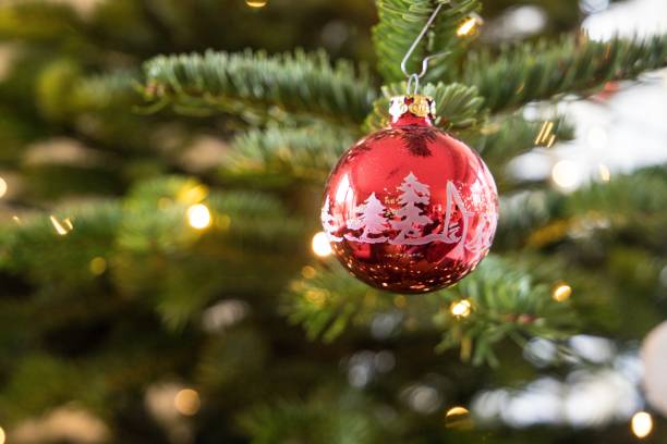 istock Christmas balls in the light 1441429440