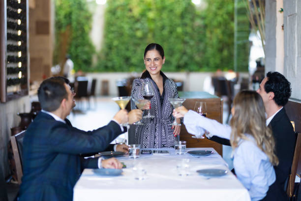 istock Leader toasting with the team 1441441778