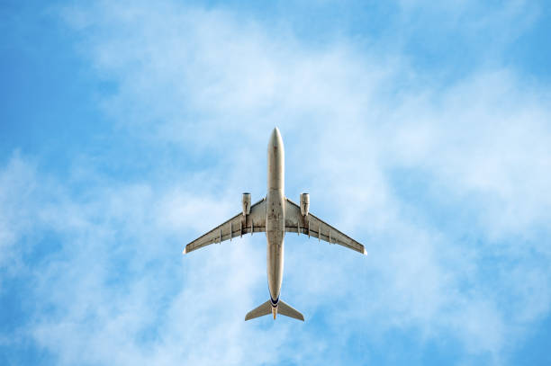 istock A passenger plane flying in the sky 1441442118