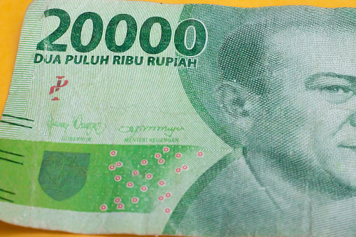 The Indonesian rupiah currency series is twenty thousand rupiah or IDR 20,000.