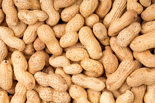 A background of of whole monkey nuts