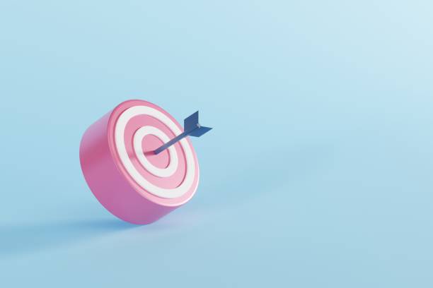 istock A red target with a target and arrows hammered in. 1441449312