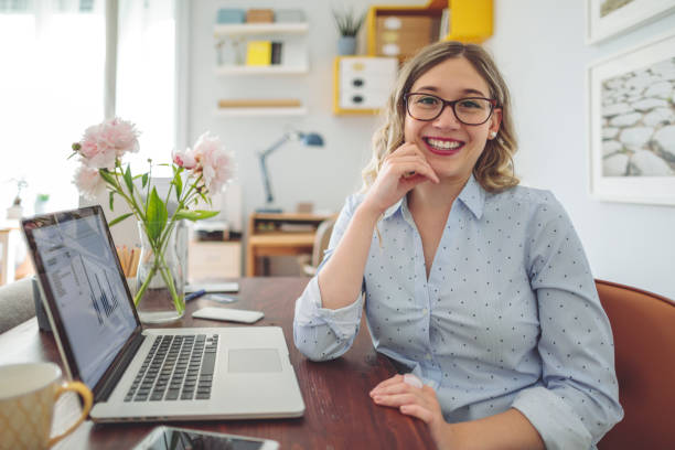 istock Young woman at home 1441449399