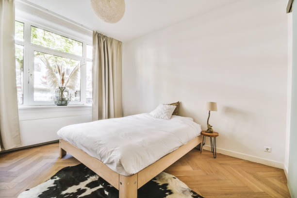 istock A small bedroom in a cozy apartment 1441474504
