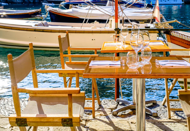 istock Cafe at a port in italy 1441478681