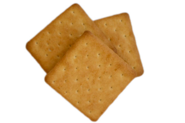 istock Salty cookies isolated on white background 1441482934