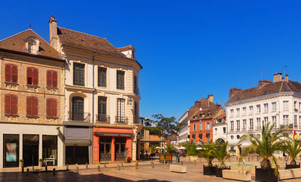 istock Sens old town streets with medieval houses 1441489165