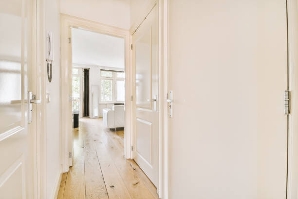 istock A small long corridor leading to the living room 1441492029