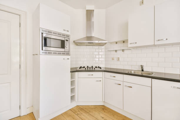 istock Kitchen in a modern apartment in a minimalist style 1441492038