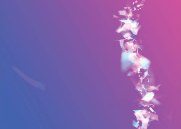 istock Neon Effect. Glitch Background. Violet Disco Glare. Blur Burst. Retro Celebrate Serpentine. Crystal Foil. Modern Art. Transparent Confetti. Pink Neon Effect 1441493718