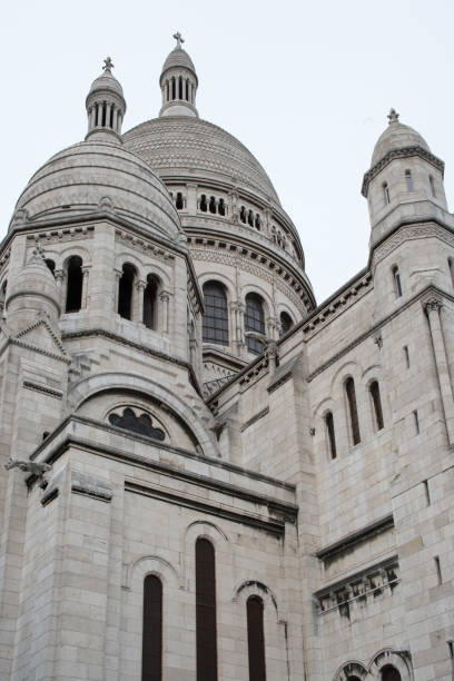 istock Close up of Sacre Coeur seen from below. 1441498274