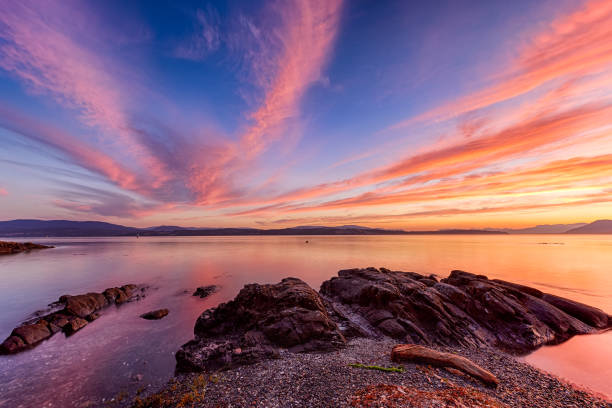 istock Sunset at Moses Point, North Saanich, Vancouver Island, BC Canada 1441498381