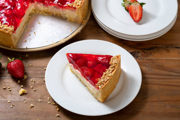 istock Strawberry Pie,  Slice of Strawberry Pie 1441499873