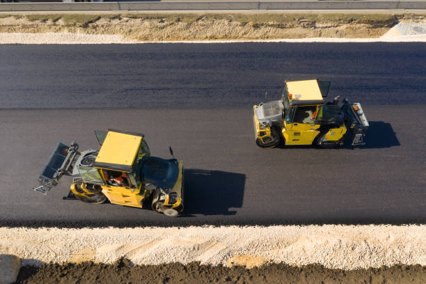 istock Asphalting Works, Aerial View 1441509611