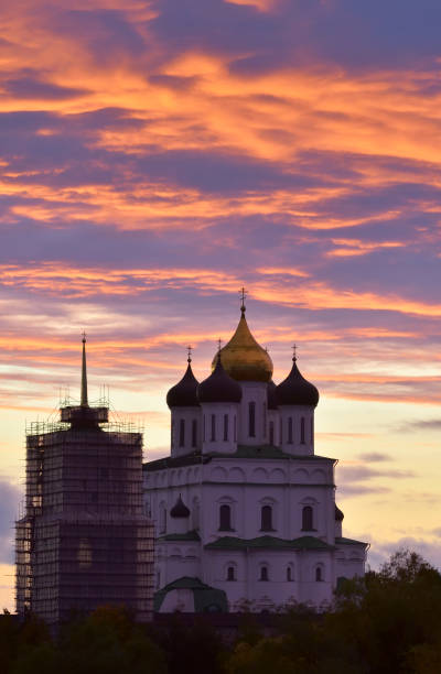 istock Old churches of Pskov 1441525602