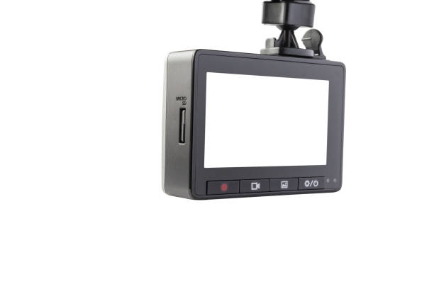 istock Car CCTV camera video recorder isolated on white background 1441532173