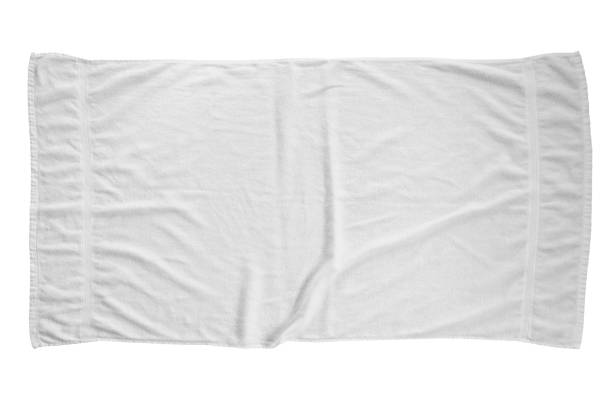 istock White beach towel isolated on white background 1441532424