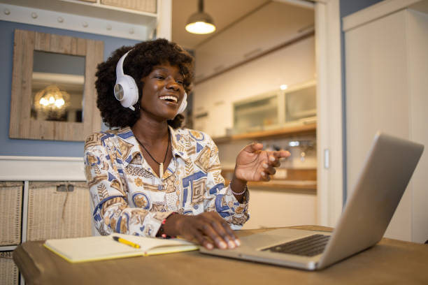 istock Woman working from home 1441534480