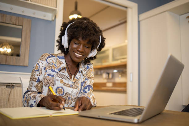 istock Woman working from home 1441534517