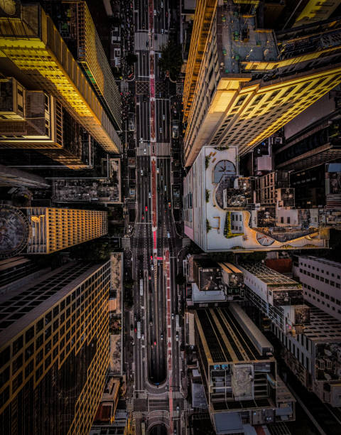「paulista 」avenue - cityscape color image vertical nobody ストックフォトと画像