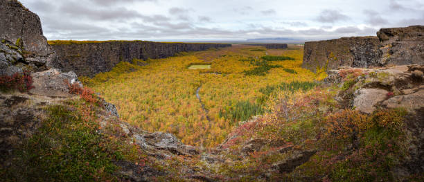 istock Asbyrgi canyon in September 1441537419