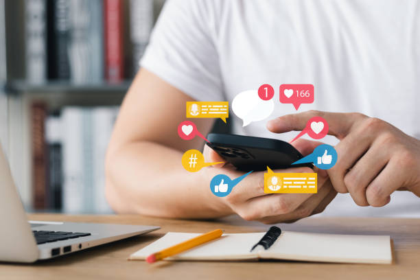 istock businessmen Are working on smartphones to use the search engine optimization tool. To find customers or promote and advertise online content for technology, marketing, and business concept. 1441541666