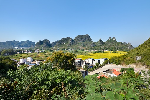Wuxuan County, \nGuangxi Zhuang Autonomous Region, China.\nIn autumn, the scenery here is also very beautiful.\nWith beautiful scenery and pleasant climate, it is a good place for leisure and tourism.