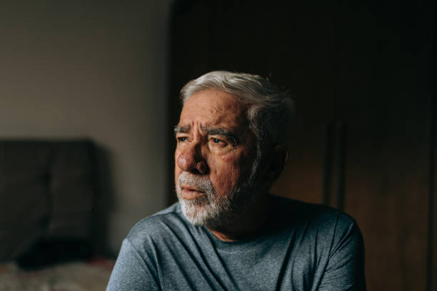 istock Elderly man in the bedroom 1441546129