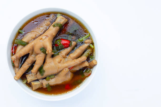 istock Chicken feet in spicy soup 1441557469
