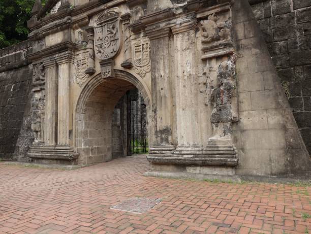 istock Low angle of Fort Santiago ruins 1441566275