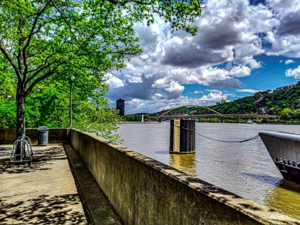 Pittsburgh, United States – August 14, 2022: The Duquesne Incline in PA, Pennsylvania, Pittsburgh